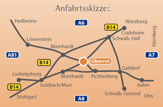 Anfahrtsskizze Oberrot